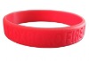 red debossed silicon bracelet, make your own silicone wristband,cheap thin silicone wristband