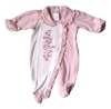 100% cotton girl's romper infant garment