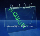 acrylic calendar holder