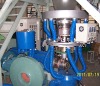 Double-cutting and winding rotary die film blowing machine set