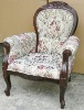 One seat Sofa,antique solid wood hand carved sofa chair