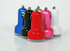 Colorful min dual USB car charger for iphone ipad ipod