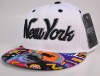 new york flat brim fitted hat