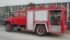 135hp dongfeng140 water tank fire truck