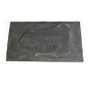 black natural slate mushroom stone