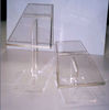 Clear acrylic shoes display stand riser