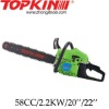 58cc new model gasoline chainsaw