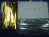 golden color PET twist tie 4.0*100mm in pieces