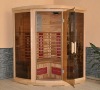 corner infrared sauna / red cedar wood Sauna FIS-3G