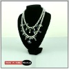 nice 10mm seashell crystal beaded necklace