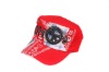 Red washing polo hat