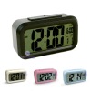 Light-sensitive with White LED Backlight LCD Digital Snooze Alarm Clock