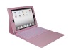 PU leather case with wireless bluetooth keyboard for iPad4