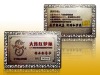 metal golden card