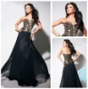 New Design Sweetheart Sequined A-Line Custom Made Elegant Chiffon Prom Dresses 2012