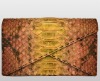 2012 Python leather women bridal clutch