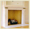 Chinese Or Western Stone Fireplace Mantel For Home Decoration CR-216