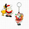 Father Christmas logo gift keychain