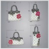 Ceramic handbag designs silver-plated home decorationg 02519 02520 02521 02522