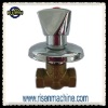 Brass Non-rising Valve for water, chrome plated zink head