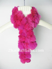 stock rabbit fur scarf KC001