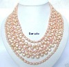 Necklace for dressing (FOR PARTY WEDDING )MADE OF PINK PEARL