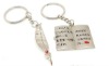 Customized fashion alloy keychain for lovers