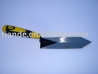 bricklaying trowel with rubber handle