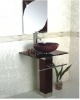 tempered glass wash basin