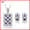 Free shipping MT20121022784 Deluxe Crystal queen series(earrings/necklace) Jewelry set new arrival