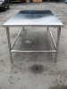 stainless steel work bench