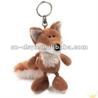 2012 new hot plush fox keychain