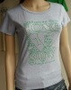 Heat transfer printing girls T shirt