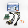 JMV-S3808 Full D1 11bits ADC Image Quality PCI-E Real Time H.264 DVR Card