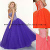 2013 sweetheart heavy beaded ball gown skirt purple custom-made prom dress CWFap4990