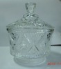 Glass sugar pot,sugar pot