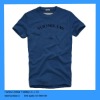 hotsell short sleeve dark blue plain dyed pima cotton men t-shirts