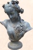 Cast Iron Bust Sculpture