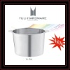 2012 new design stainless steel ellipse ice bucket with handle