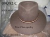 Waterproof felt man hat with hardness and dark color