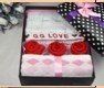 beactiful wedding cake towel favors