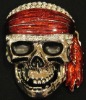 skull belt buckle