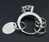 diamond ring keychain