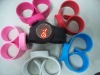 Fashionable silicone slap watch