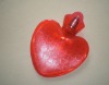 800ml Heart Shape Transparent PVC Hot Water Bottle