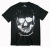 Men's 100%cotton t-shirt with front skull printing, high quality