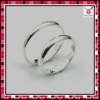 lovers silver round ring,simple designed ring