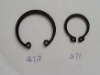 Carbon steel Round wire Snap Rings For Shaft