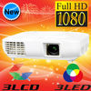 New X2000 3LCD 3LED 1080P Full HD LED Video Projector Proyector 1920x1080