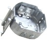 4" STEEL OCTAGONAL CEILING BOX-VER. BKT Deep 1-1/2" high